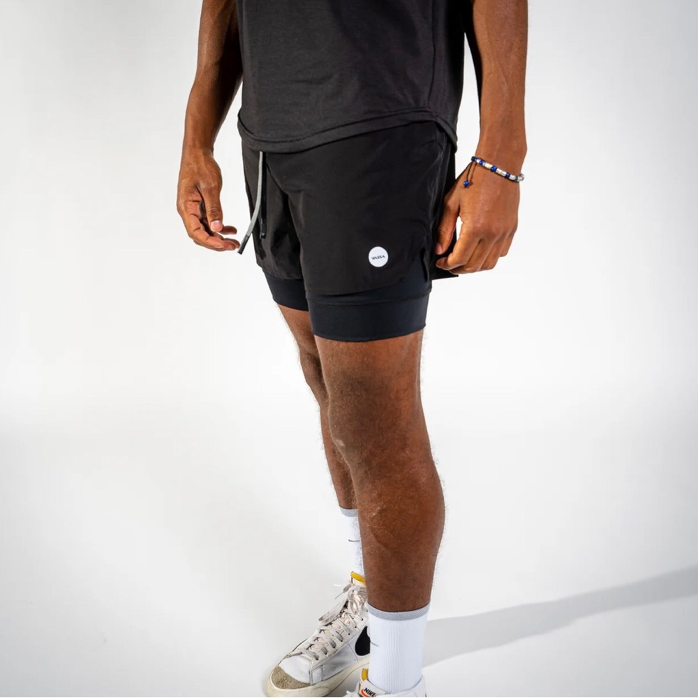 Men's Black Athletic Shorts